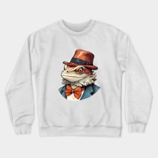 Dapper Bearded Dragon Crewneck Sweatshirt